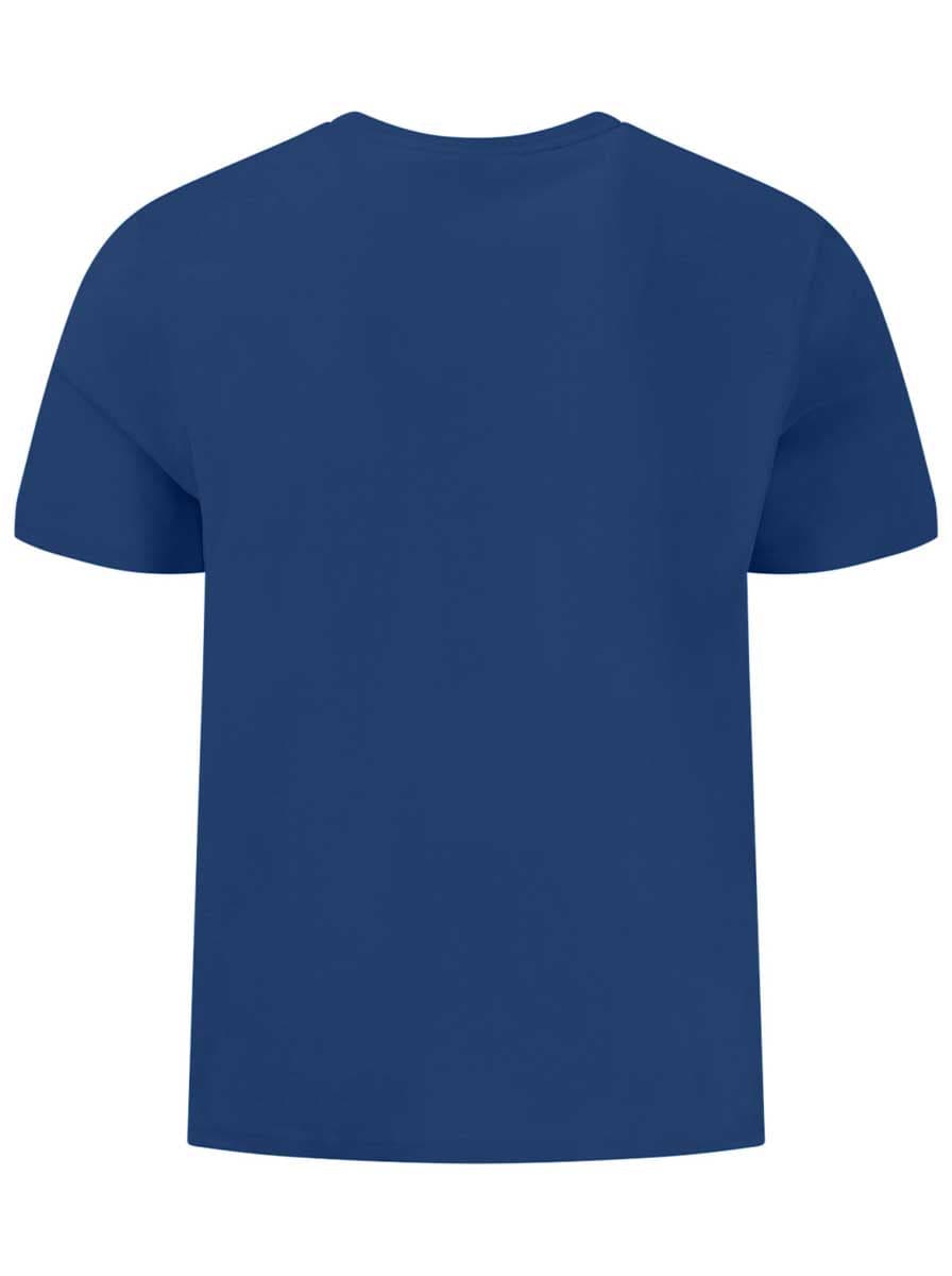 Fynch Hatton Polo & T-Shirts Fynch Hatton - Premium Cotton Harbor Blue T-Shirt