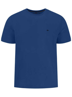 Fynch Hatton Polo & T-Shirts Fynch Hatton - Premium Cotton Harbor Blue T-Shirt