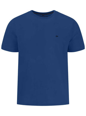 Fynch Hatton Polo & T-Shirts Fynch Hatton - Premium Cotton Harbor Blue T-Shirt