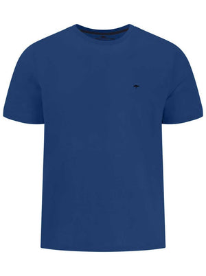 Fynch Hatton Polo & T-Shirts Fynch Hatton - Premium Cotton Harbor Blue T-Shirt