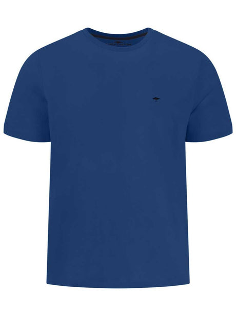 Fynch Hatton Polo & T-Shirts Fynch Hatton - Premium Cotton Harbor Blue T-Shirt