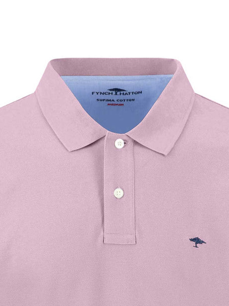 Fynch Hatton Polo & T-Shirts Fynch Hatton - Premium Cotton Magnolia Polo Shirt