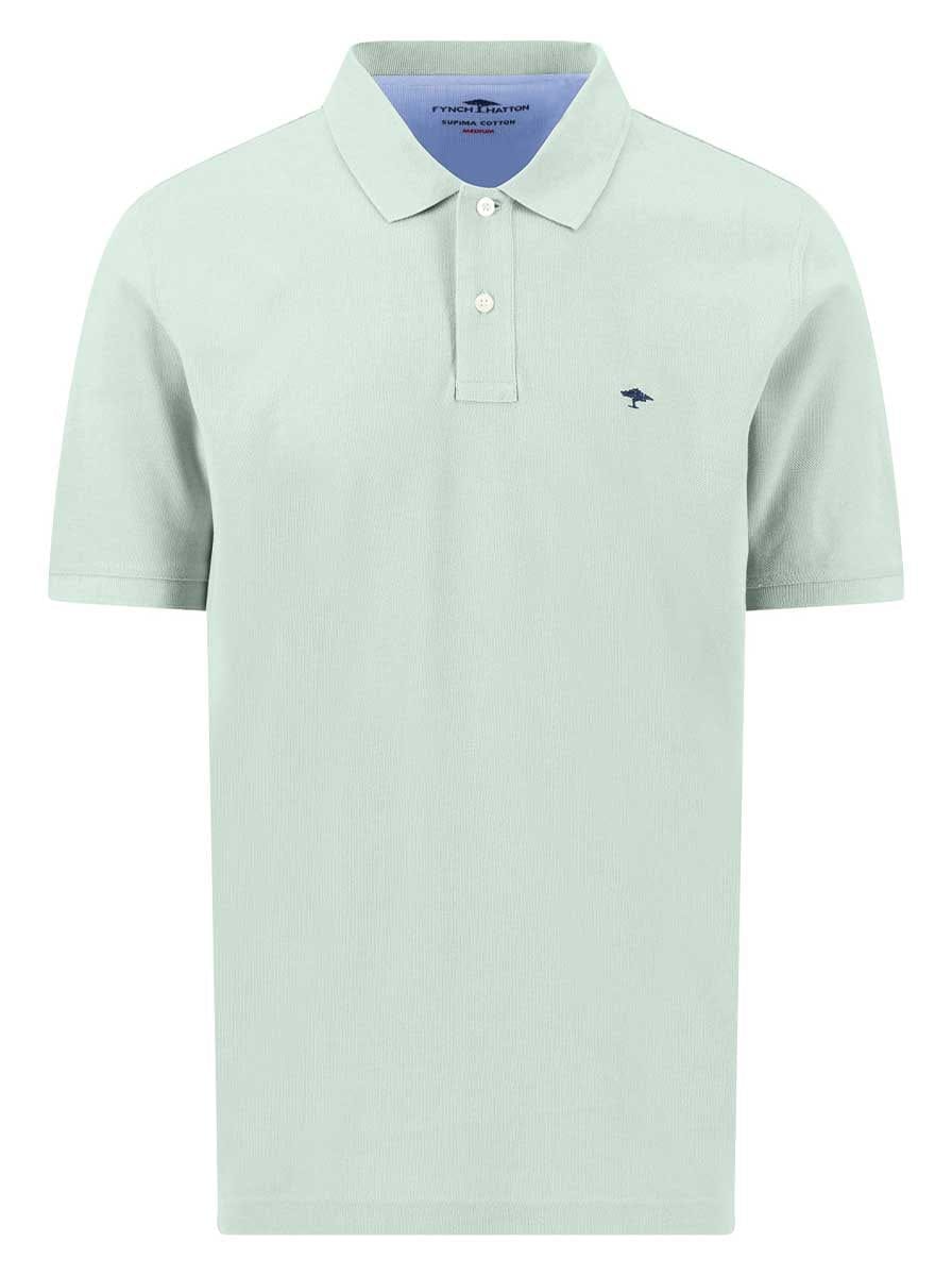 Fynch Hatton Polo & T-Shirts Fynch Hatton - Premium Cotton Mint Polo Shirt