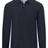 Fynch Hatton Polo & T-Shirts Fynch Hatton - Premium Cotton Navy Long Sleeve Polo