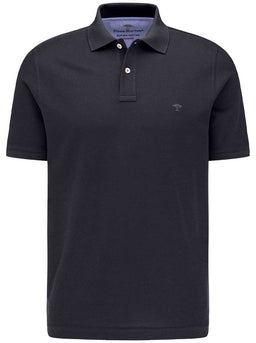 Fynch Hatton Polo & T-Shirts Fynch Hatton - Premium Cotton Navy Polo Shirt