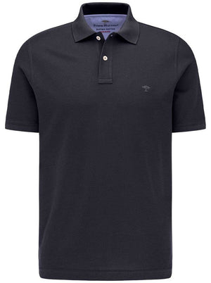 Fynch Hatton Polo & T-Shirts Fynch Hatton - Premium Cotton Navy Polo Shirt