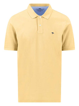 Fynch Hatton Polo & T-Shirts Fynch Hatton - Premium Cotton Pale Yellow Polo Shirt
