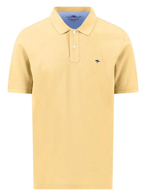 Fynch Hatton Polo & T-Shirts Fynch Hatton - Premium Cotton Pale Yellow Polo Shirt