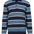 Fynch Hatton Polo & T-Shirts Fynch Hatton - Premium Cotton Striped Blue Rugby Shirt