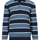 Fynch Hatton Polo & T-Shirts Fynch Hatton - Premium Cotton Striped Blue Rugby Shirt