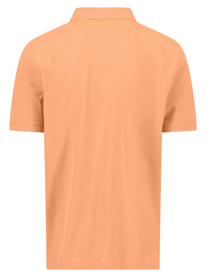 Fynch Hatton Polo & T-Shirts Fynch Hatton - Premium Cotton Tangerine Polo Shirt