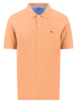 Fynch Hatton Polo & T-Shirts Fynch Hatton - Premium Cotton Tangerine Polo Shirt