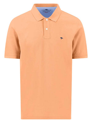 Fynch Hatton Polo & T-Shirts Fynch Hatton - Premium Cotton Tangerine Polo Shirt