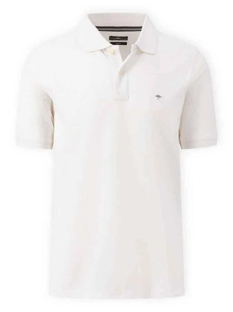 Fynch Hatton Polo & T-Shirts Fynch Hatton - Premium Cotton White Polo Shirt