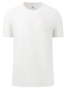 Fynch Hatton Polo & T-Shirts Fynch Hatton - Premium Cotton White T-Shirt