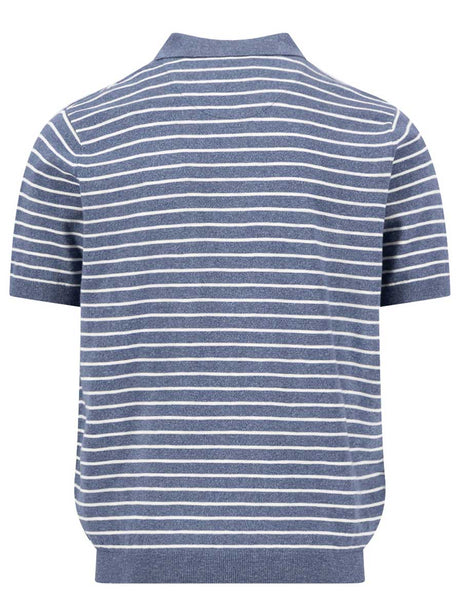 Fynch Hatton Polo & T-Shirts Fynch Hatton - Striped Horizon Knitted Polo Shirt