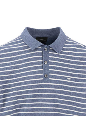 Fynch Hatton Polo & T-Shirts Fynch Hatton - Striped Horizon Knitted Polo Shirt
