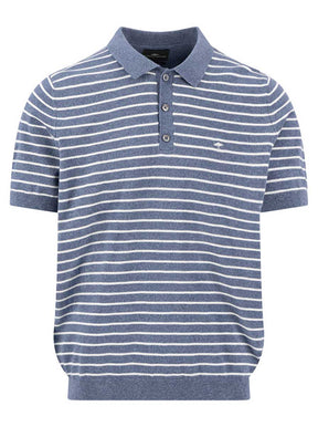 Fynch Hatton Polo & T-Shirts Fynch Hatton - Striped Horizon Knitted Polo Shirt