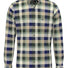 Fynch Hatton Shirts Fynch Hatton - Check Cotton Flannel Long Sleeve Dark Ivy Shirt