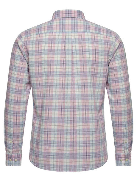 Fynch Hatton Shirts Fynch Hatton - Check Cotton Long Sleeve Magnolia Shirt