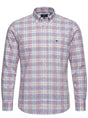 Fynch Hatton Shirts Fynch Hatton - Check Cotton Long Sleeve Magnolia Shirt