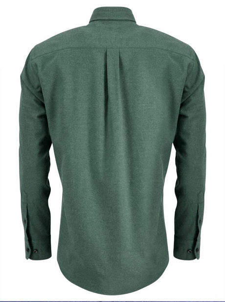 Fynch Hatton Shirts Fynch Hatton - Cotton Flannel Long Sleeve Fern Shirt