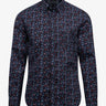 Fynch Hatton Shirts Fynch Hatton - Cotton Leaf Print Shirt