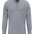 Fynch Hatton Shirts Fynch Hatton - Floral Print Cotton Long Sleeve Misty Blue Shirt