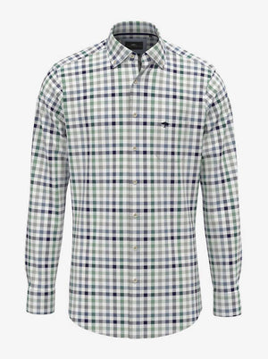 Fynch Hatton Shirts Fynch Hatton - Gingham Check Cotton Shirt