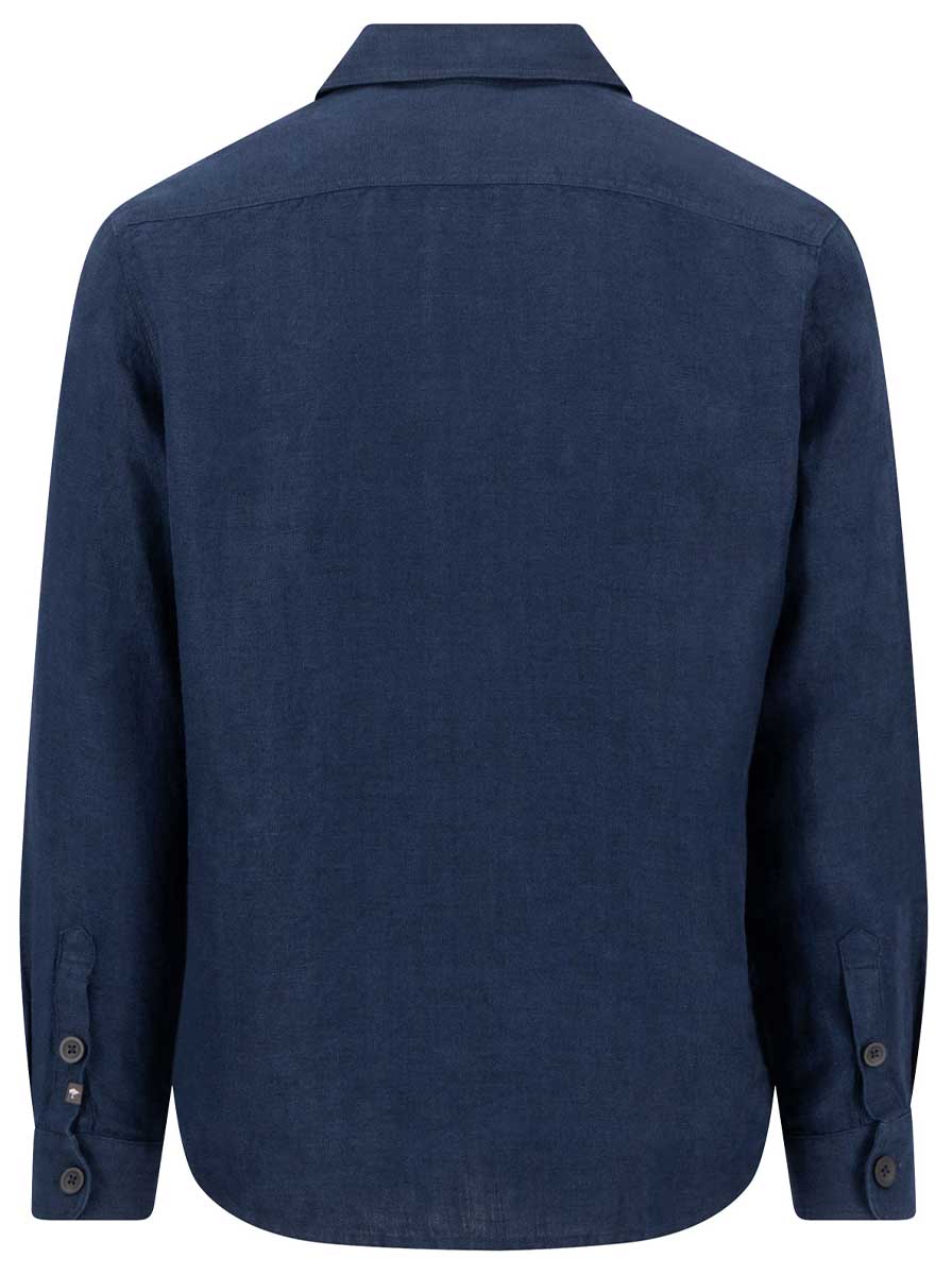 Fynch Hatton Shirts Fynch Hatton - Linen Overshirt