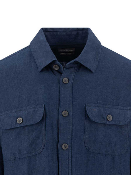 Fynch Hatton Shirts Fynch Hatton - Linen Overshirt