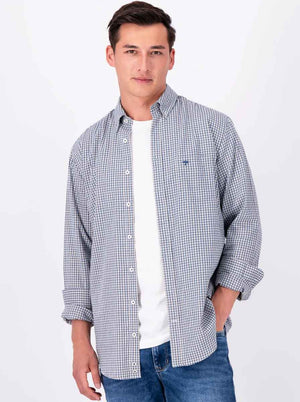 Fynch Hatton Shirts Fynch Hatton - Multi Check Cotton Shirt