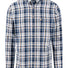 Fynch Hatton Shirts Fynch Hatton - Multi Check Navy Long Sleeve Cotton Twill Shirt