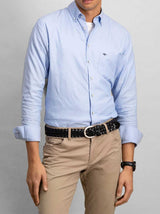 Fynch Hatton Shirts Fynch Hatton - Oxford Cotton Blue Shirt