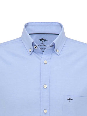 Fynch Hatton Shirts Fynch Hatton - Oxford Cotton Blue Shirt