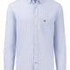 Fynch Hatton Shirts Fynch Hatton - Oxford Cotton Blue Stripe Shirt