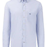 Fynch Hatton Shirts Fynch Hatton - Oxford Cotton Blue Stripe Shirt