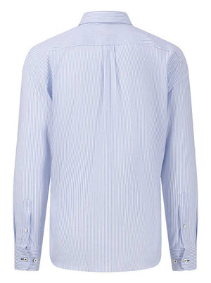 Fynch Hatton Shirts Fynch Hatton - Oxford Cotton Blue Stripe Shirt