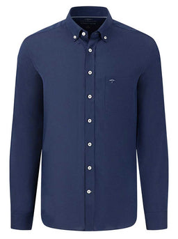 Fynch Hatton Shirts Fynch Hatton - Oxford Cotton Navy Shirt