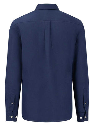 Fynch Hatton Shirts Fynch Hatton - Oxford Cotton Navy Shirt
