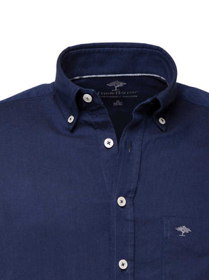 Fynch Hatton Shirts Fynch Hatton - Oxford Cotton Navy Shirt
