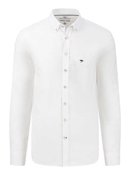 Fynch Hatton Shirts Fynch Hatton - Oxford Cotton White Shirt