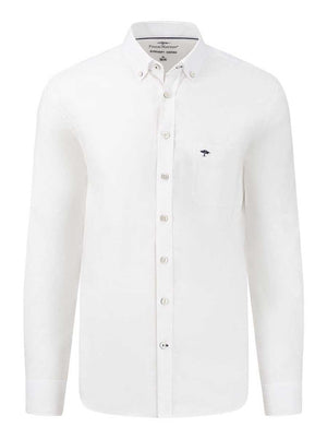 Fynch Hatton Shirts Fynch Hatton - Oxford Cotton White Shirt
