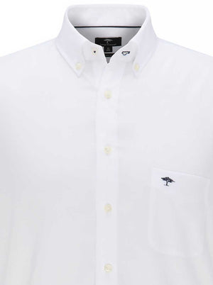 Fynch Hatton Shirts Fynch Hatton - Oxford Cotton White Shirt