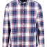 Fynch Hatton Shirts Fynch Hatton - Plaid Check Cotton Long Sleeve Deep Merlot Shirt