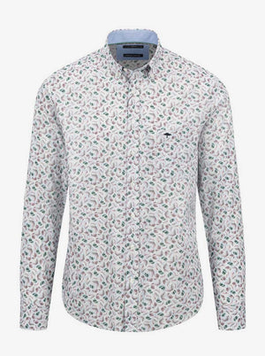 Fynch Hatton Shirts Fynch Hatton - Premium Cotton Floral Print Shirt