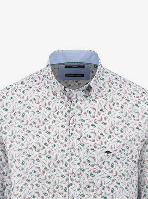 Fynch Hatton Shirts Fynch Hatton - Premium Cotton Floral Print Shirt