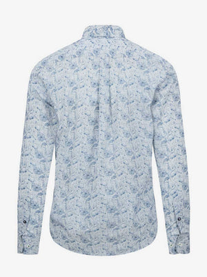 Fynch Hatton Shirts Fynch Hatton - Premium Cotton Floral Print Shirt