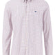 Fynch Hatton Shirts Fynch Hatton - Premium Cotton Multi Check Orange Shirt