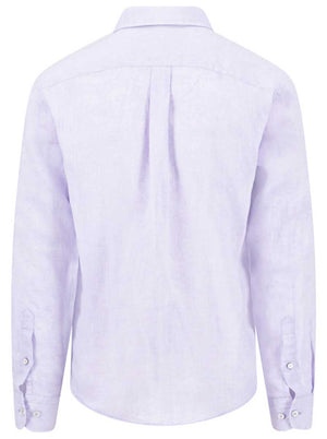 Fynch Hatton Shirts Fynch Hatton - Premium Linen Lavender Shirt